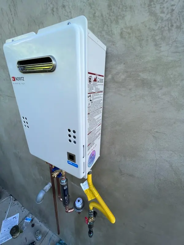 Tankless water heater installation for Paletown homes